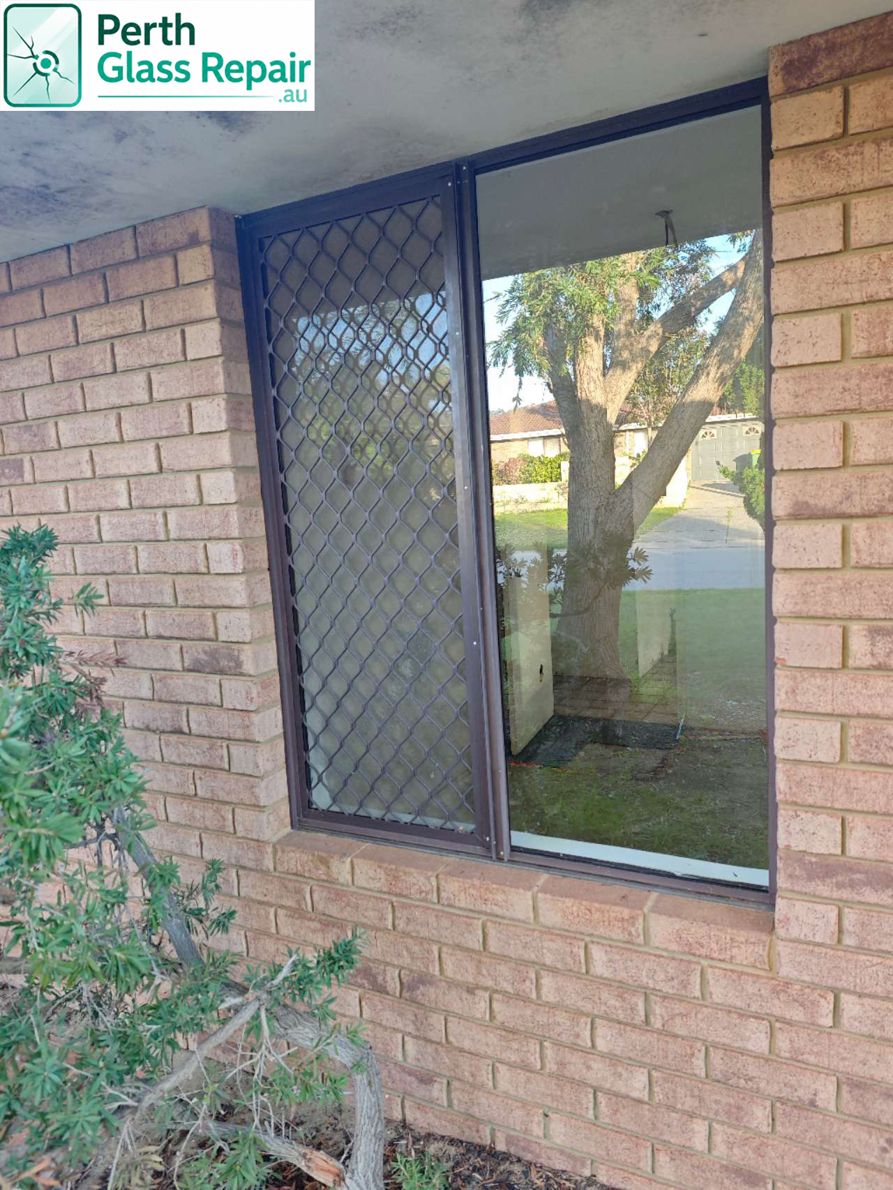 New window glass installed in a Perth home by Perth Glass Repair